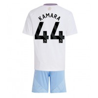 Camiseta Aston Villa Boubacar Kamara #44 Visitante Equipación para niños 2024-25 manga corta (+ pantalones cortos)